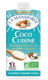 Crème cuisine coco BIO, La Mandorle (25 cl)