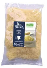 Emmental râpé au lait cru 29% MG BIO, Lait Plaisirs (200 g)