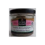 Terrine de campagne aux marrons de Redon, verrine BIO, Le Bois Jumel (90 g)