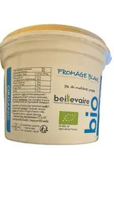 Fromage frais/fromage blanc 3% mg BIO, Beillevaire (50 cl)