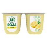 Dessert de soja saveur citron, U (4 x 100 g)