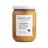 Courgettes à la crème de curry BIO, Karine & Jeff (440 g)