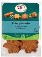 Etoiles gourmandes potiron, tofu et graines de tournesol BIO, Soto (x 8, 250 g)