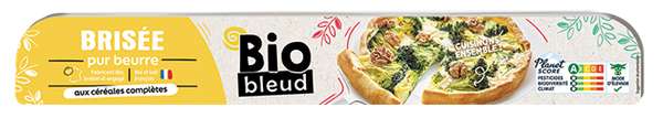Pâte brisée pur beurre BIO, Biobleud (250 g)