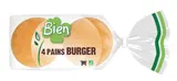 Pain burger BIO, Bien (x 4, 200 g)