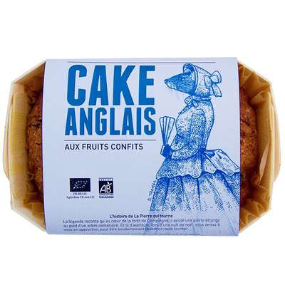 Cake Anglais BIO, La pierre qui tourne (320 g)