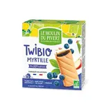 Twibio fourré myrtille BIO, Le Moulin du Pivert (150 g)