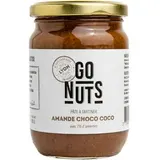 Pâte à tartiner Amande, Choco et Coco BIO, Go Nuts (280 g)