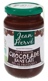 Chocolade sans lait BIO, Jean Hervé (350 g)