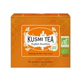 Thé noir English Breakfast BIO - étui sachets mousseline, Kusmi Tea (x 20, 40 g)