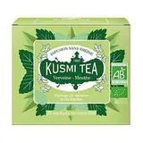 Verveine menthe BIO - Infusion de plantes sans théine, Kusmi Tea (x 20, 40 g)