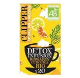 Infusion détox romarin curcuma saveur agrumes BIO, CLIPPER (x 20 sachets)