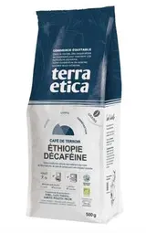 Café Ethiopie décaféiné grains BIO, Terra Etica (500 g)