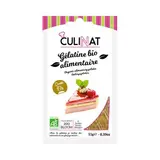 Gélatine alimentaire  BIO, Culinat (11 g = 5 à 7 feuilles)