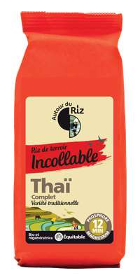 Riz Thaï complet étuvé BIO, Autour du Riz (500 g)