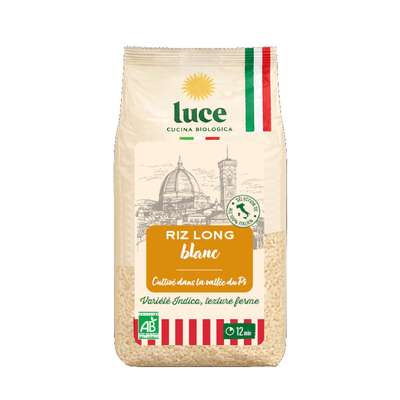 Riz long blanc BIO, Luce (1 Kg)