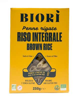 Penne rigate sans gluten BIO, Biori (250 g)
