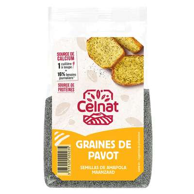 Graines de pavot BIO, Celnat (250 g)