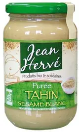 Purée de sésame blanc ou tahin BIO, Jean Hervé (350 g)