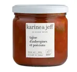Tajine d'aubergines et poivrons BIO, Karine & Jeff (500 g)