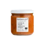 Cocotte de fenouil potimarron et figues BIO, Karine & Jeff (350 g)
