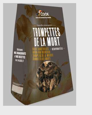 Trompettes de la mort séchées BIO, Cook (20 g)