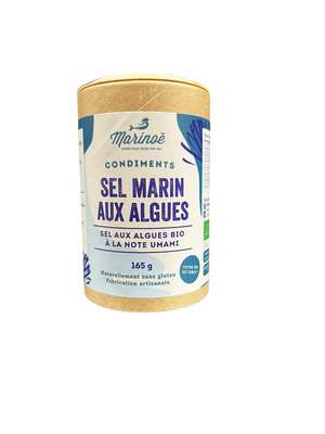 Sel marin aux algues BIO, Marinoe (165 g)