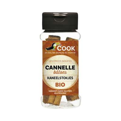 Bâtons de cannelle BIO, Cook (12 g)