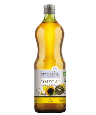 Huile oméga + BIO, Bio Planète (1 L)