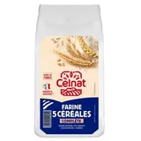Farine complète 5 céréales BIO, Celnat (1 kg)