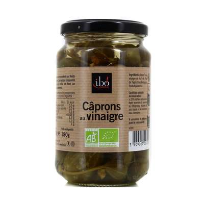 Câprons au vinaigre BIO, Ibo (370 g)