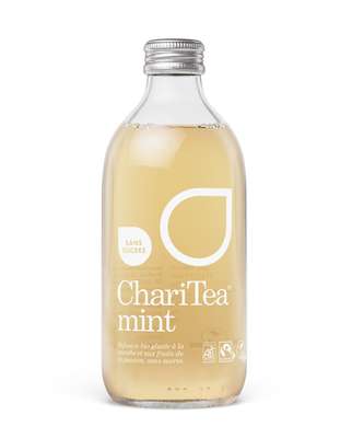 Charitea menthe sans sucre BIO, (33 cl)