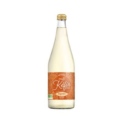 Kéfir de fruits, gingembre BIO, Vitamont (75 cl)