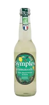 Infusion pétillante énergisante (thym & citron) BIO, Symples (33 cl)