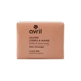 Savon corps & mains fleur d'oranger certifié BIO, Avril (100 g)