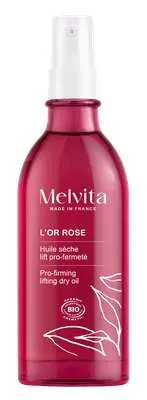 Huile fermeté suractivée - L'Or Rose BIO, Melvita (100 ml)