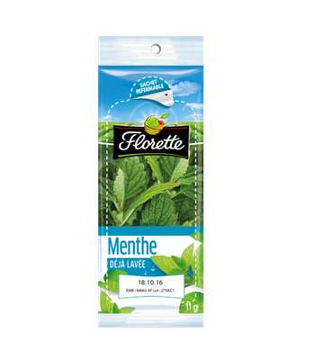 Menthe verte en sachet, Florette (11 g)