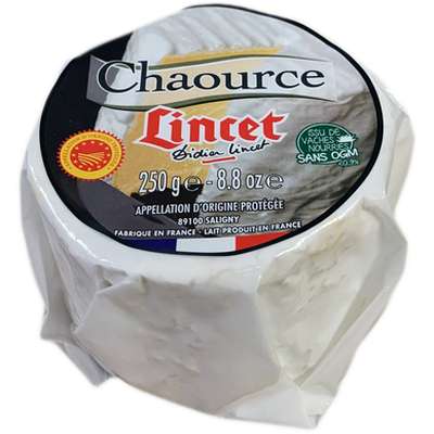 Chaource AOP au lait pasteurisé 22% de MG, Lincet (250 g)