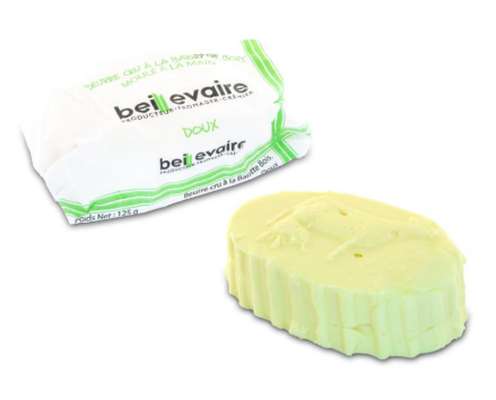Beurre artisanal cru doux, Beillevaire (125 g)