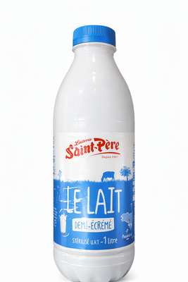 Lait demi-écrémé UHT, Saint Père (1 L)