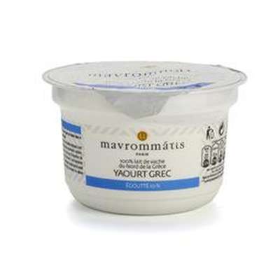 Yaourt Grec au lait de vache 10% de matières grasses, Mavrommatis (150 g)
