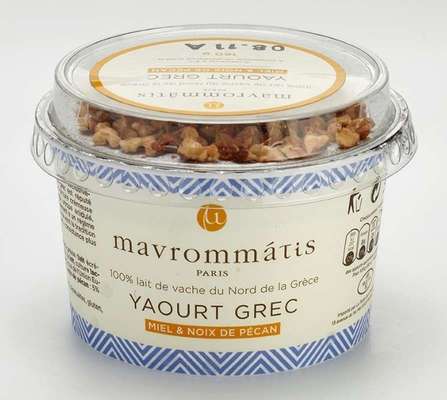 Yaourt Grec au miel et noix, Mavrommatis (160 g)