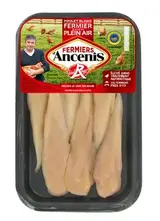 Aiguillettes de poulet fermier blanc Label Rouge, Ancenis (x 6, environ 200 - 300 g)
