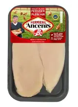 Filet de poulet fermier jaune ou blanc d'Ancenis (x 2, environ 200 - 300 g)