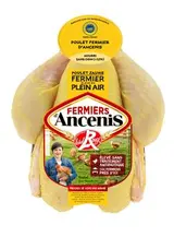 Poulet fermier jaune d'Ancenis (environ 1.3 à 1.5 Kg)