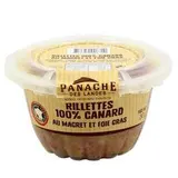 Rillettes 100% canard au magret et foie gras, Panache des Landes (130 g)
