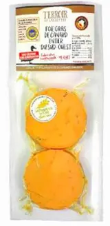 Duo foie gras de canard entier mi-cuit IGP, Panache des Landes (2 tranches de 35 g)