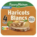 Tranches de haricots blancs, Fleury Michon (x 4 tranches, 120 g)