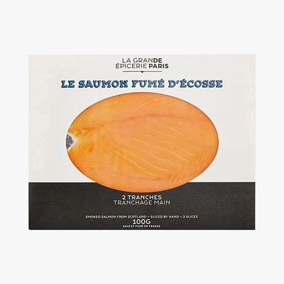 Saumon fumé d'Écosse, La Grande Epicerie de Paris (x 2 tranches, 100 g)