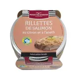 Rillettes de saumon au citron et à l'aneth, Les Mouettes d'Arvor (125 g)